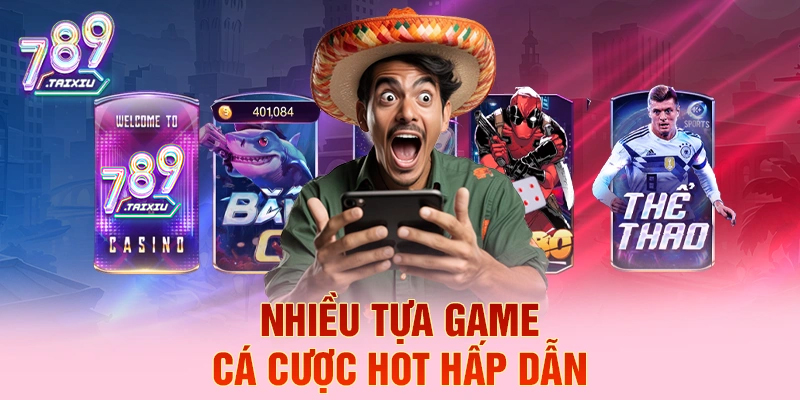 Các tựa game cá cược hấp dẫn tại bin88